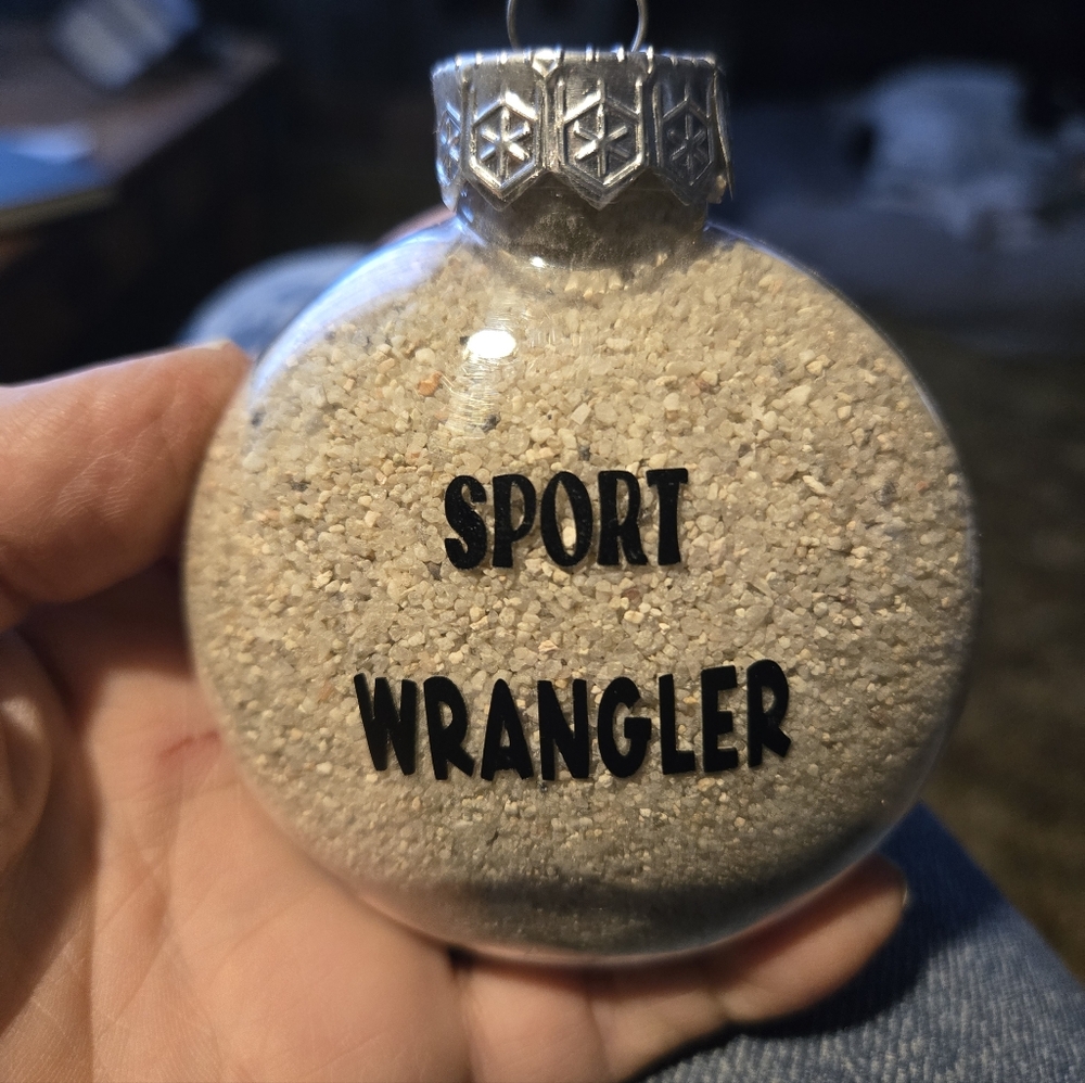 Wrangler Sport Sand Ornament